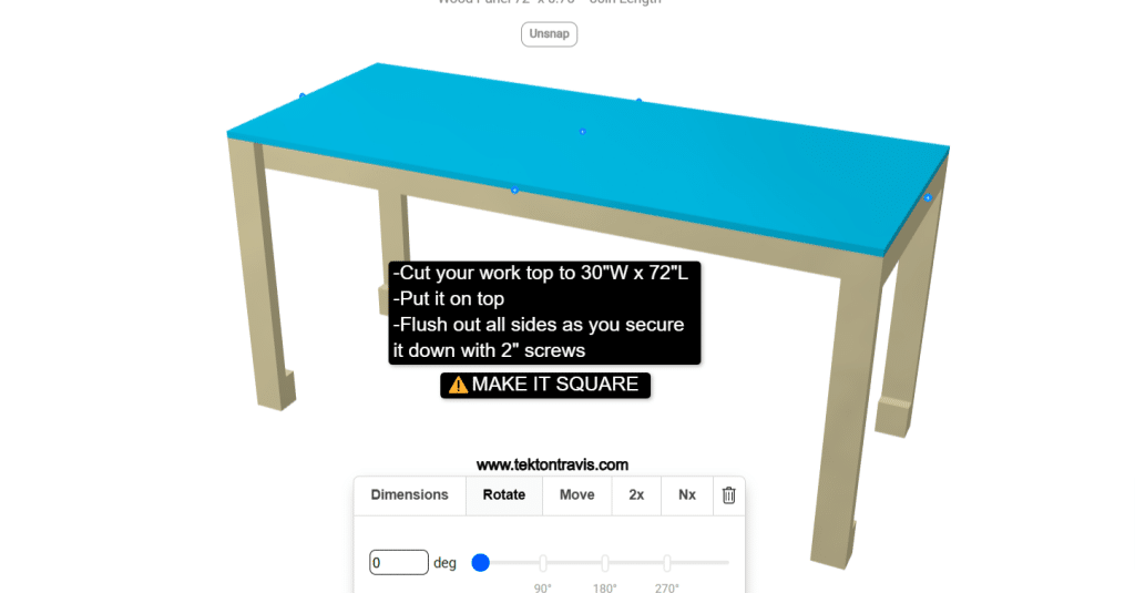 How to Build a Workbench for Beginners (Easy DIY Workbench Plans ...
